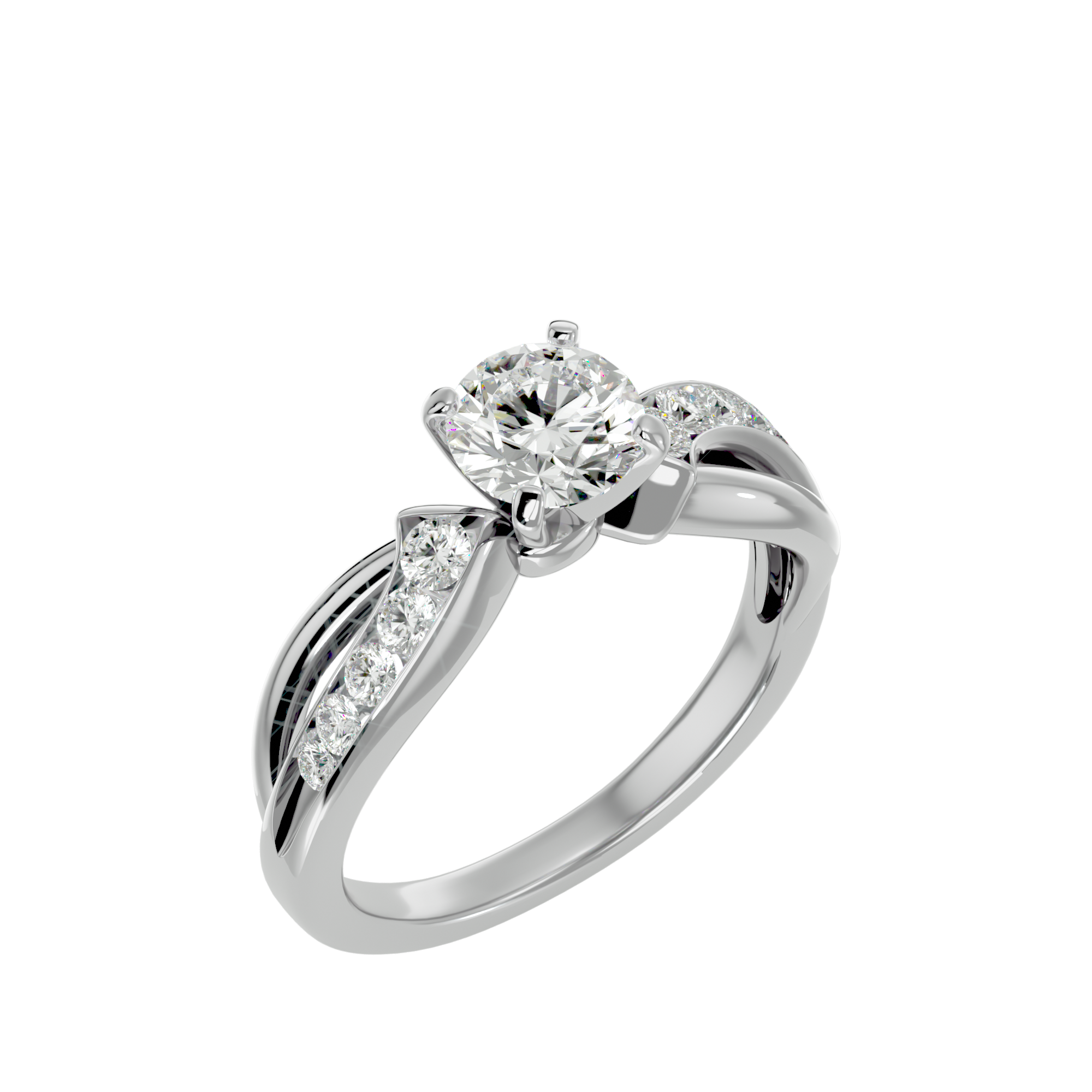 Daisy  Solitaire Ring