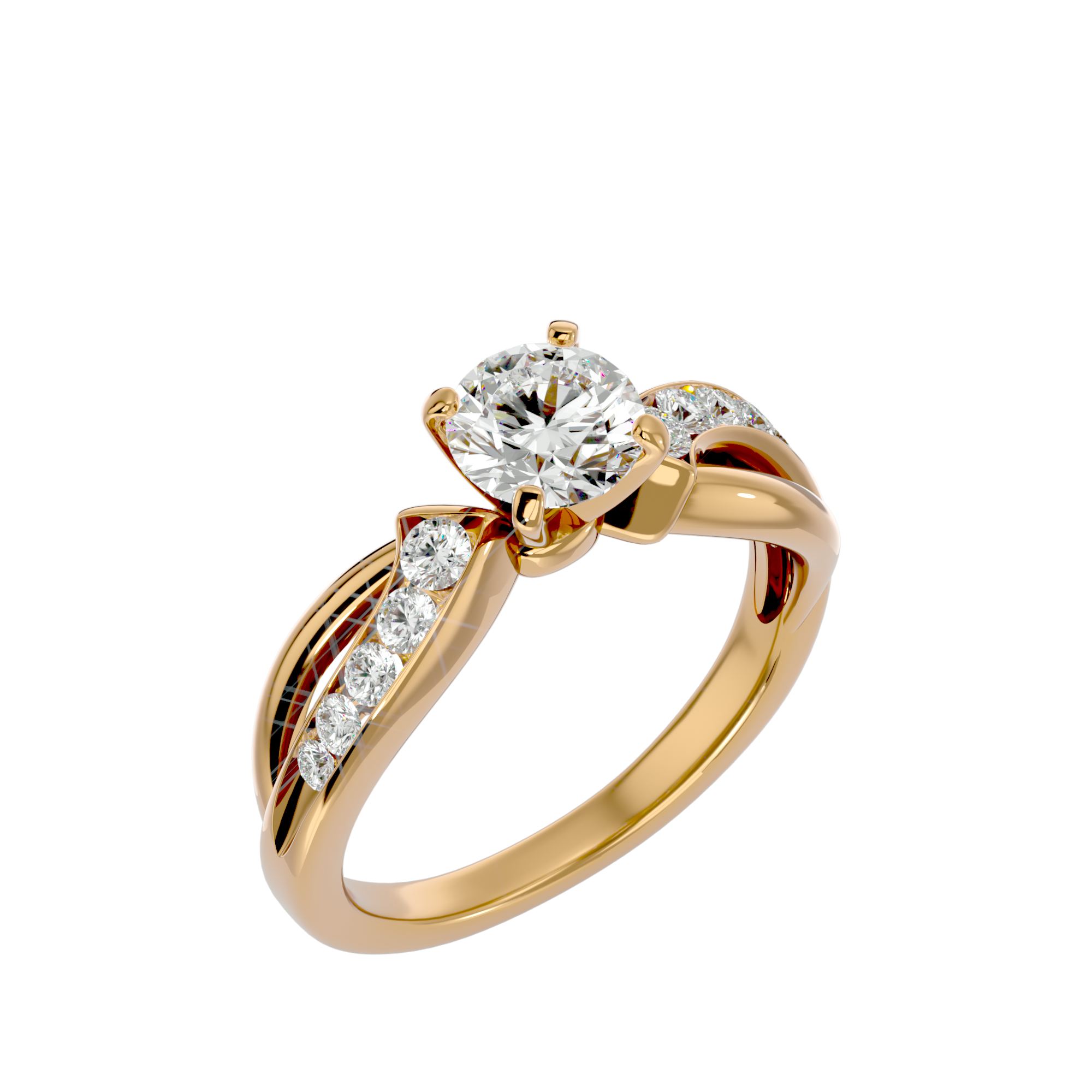 Daisy  Solitaire Ring