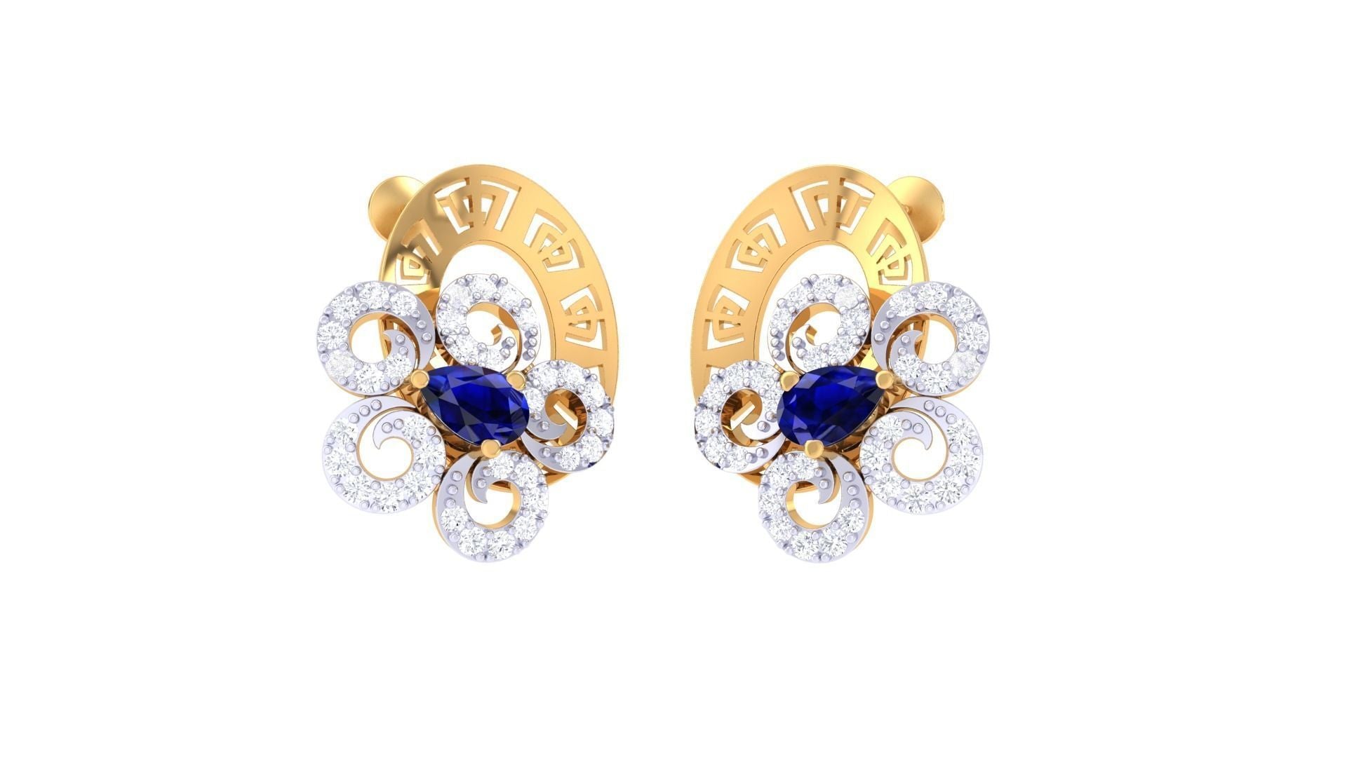 Sylvie Diamond Pendant Set