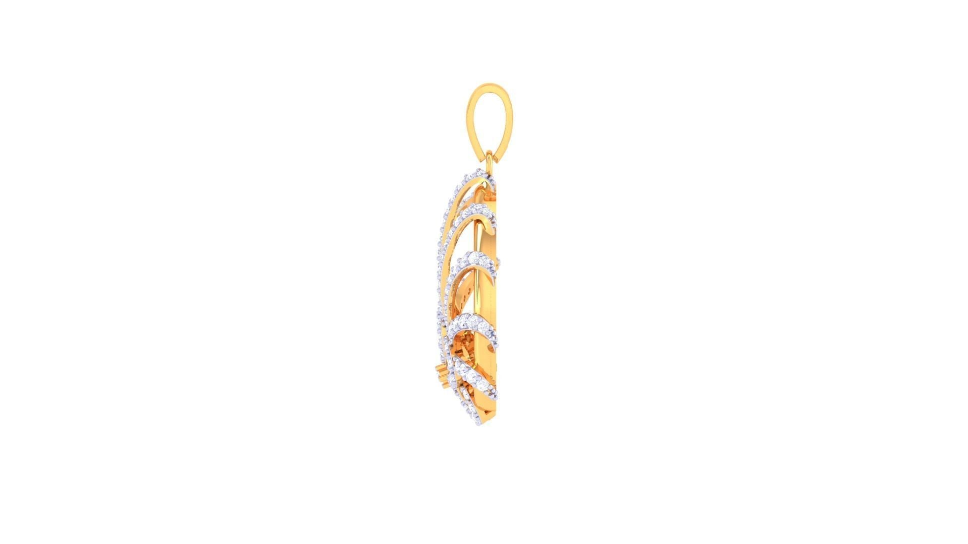Adele Diamond Pendant Set