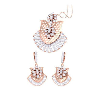Erica Diamond Pendant Set