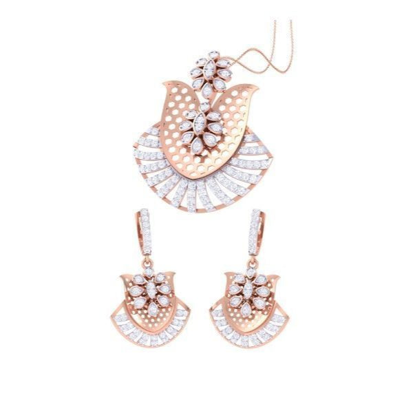 Erica Diamond Pendant Set