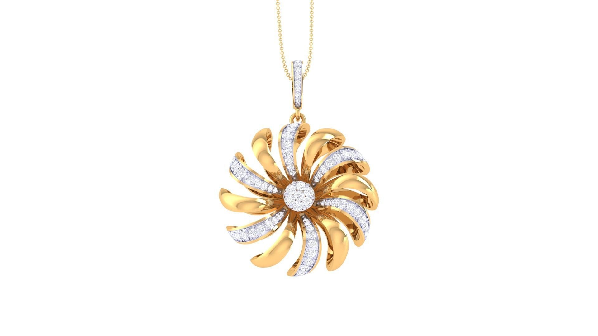 Erika Diamond Pendant Set