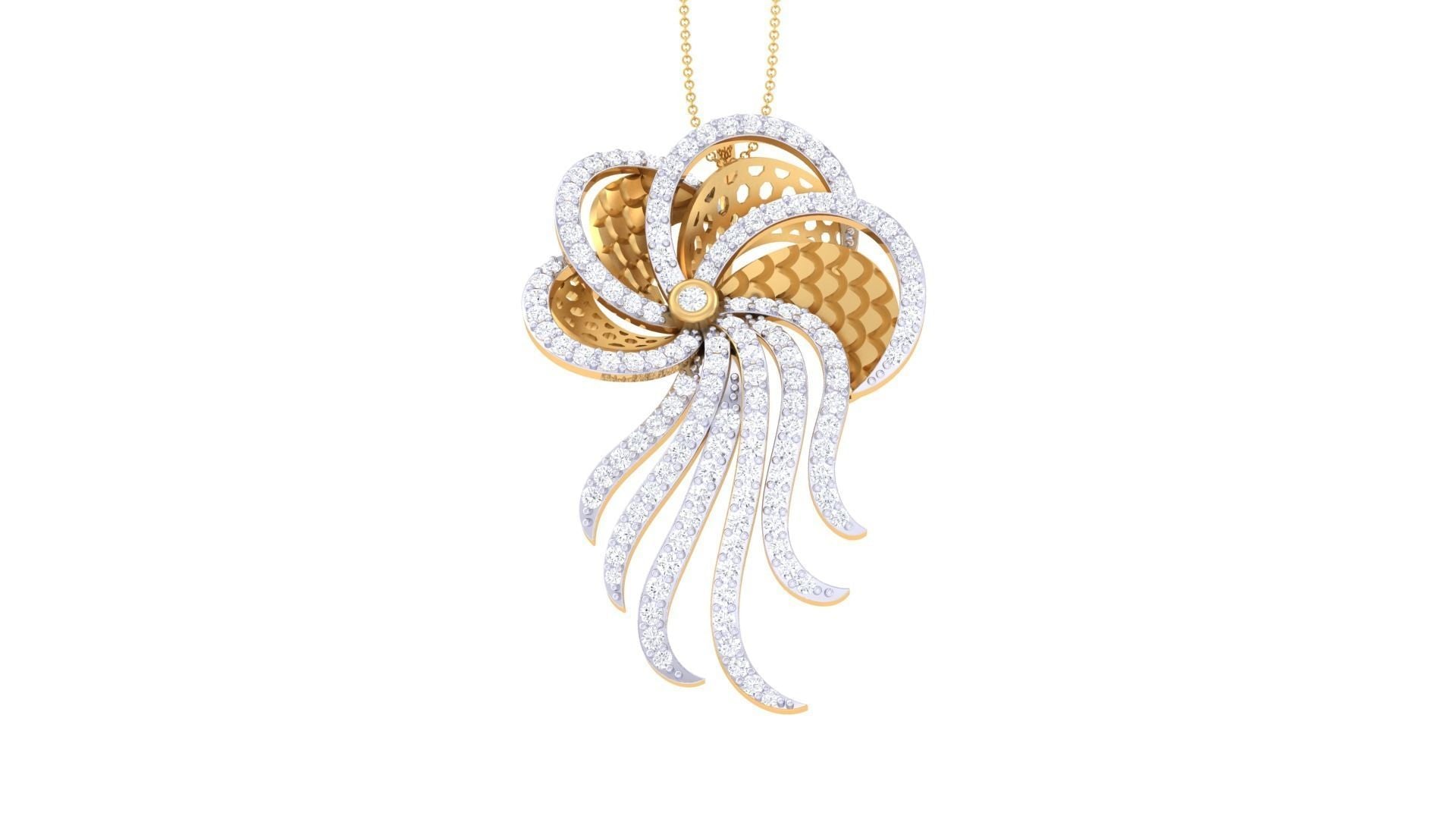 Kathleen Diamond Pendant Set