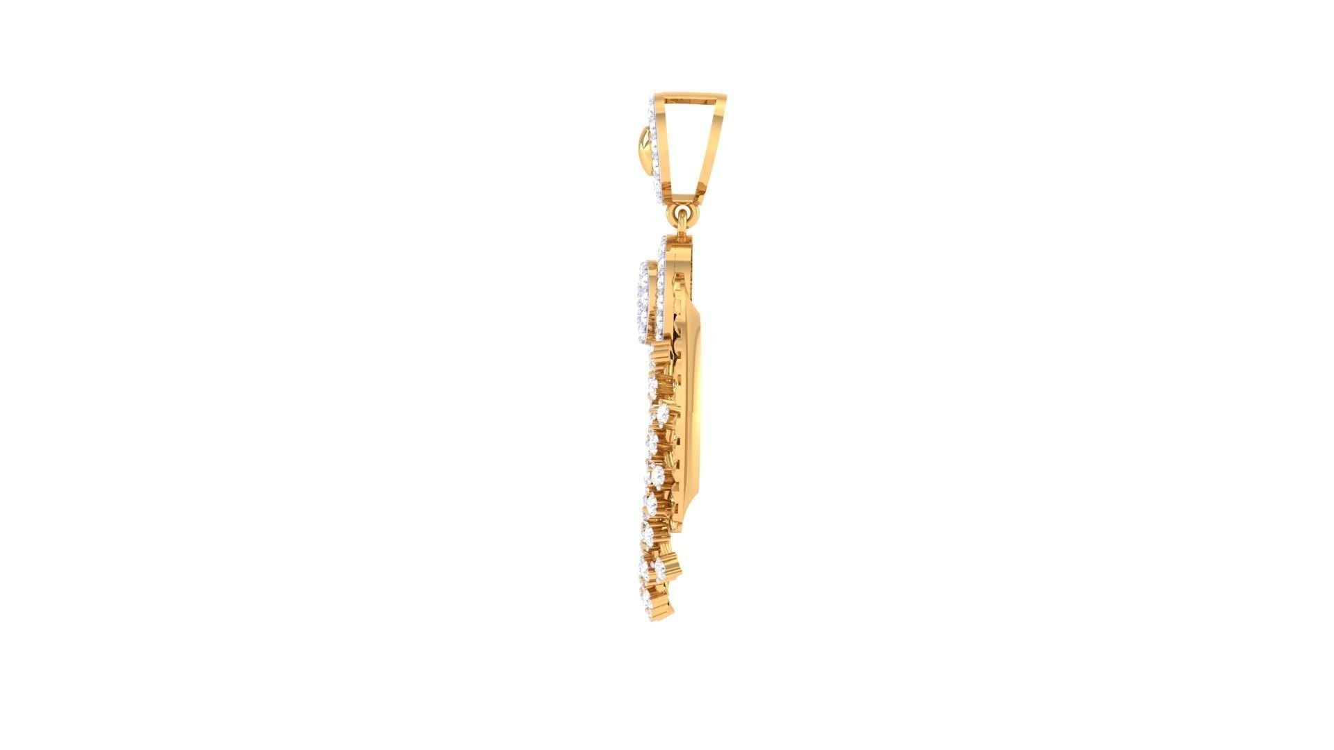 Halle Diamond Pendant Set