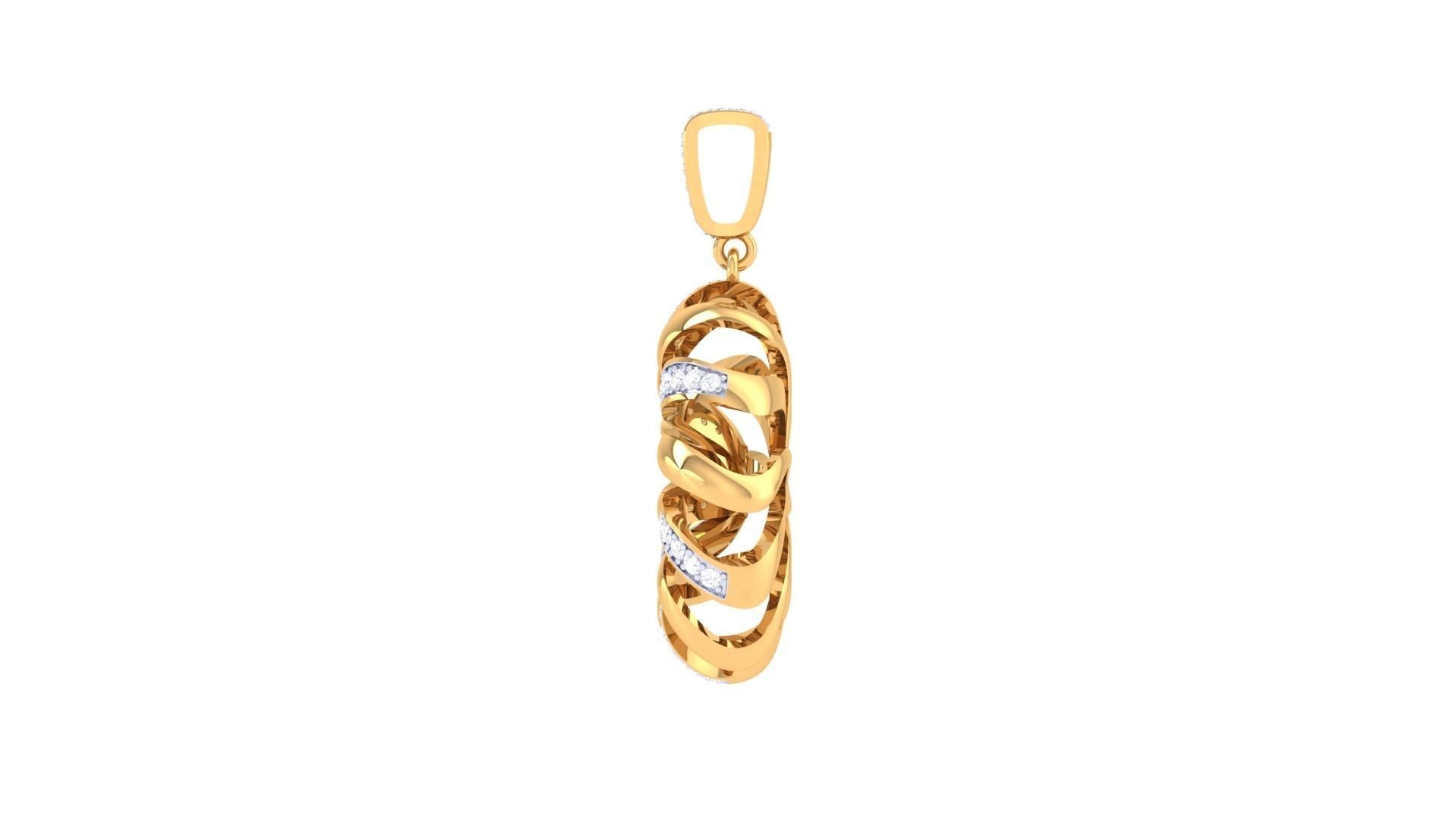 Erika Diamond Pendant Set