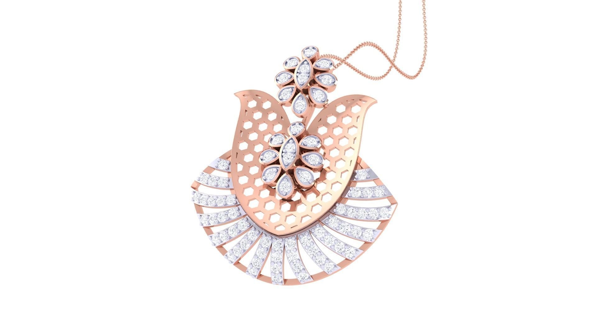 Erica Diamond Pendant Set