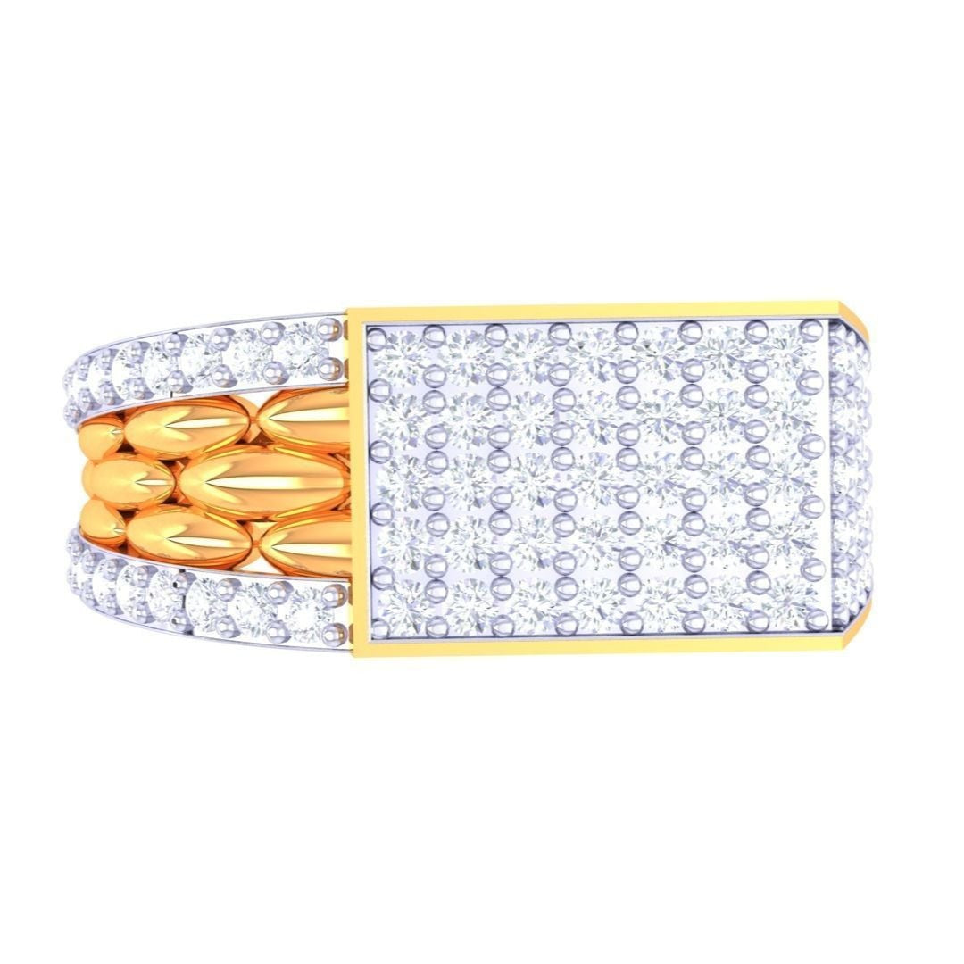 Aliya Diamond Mens Ring