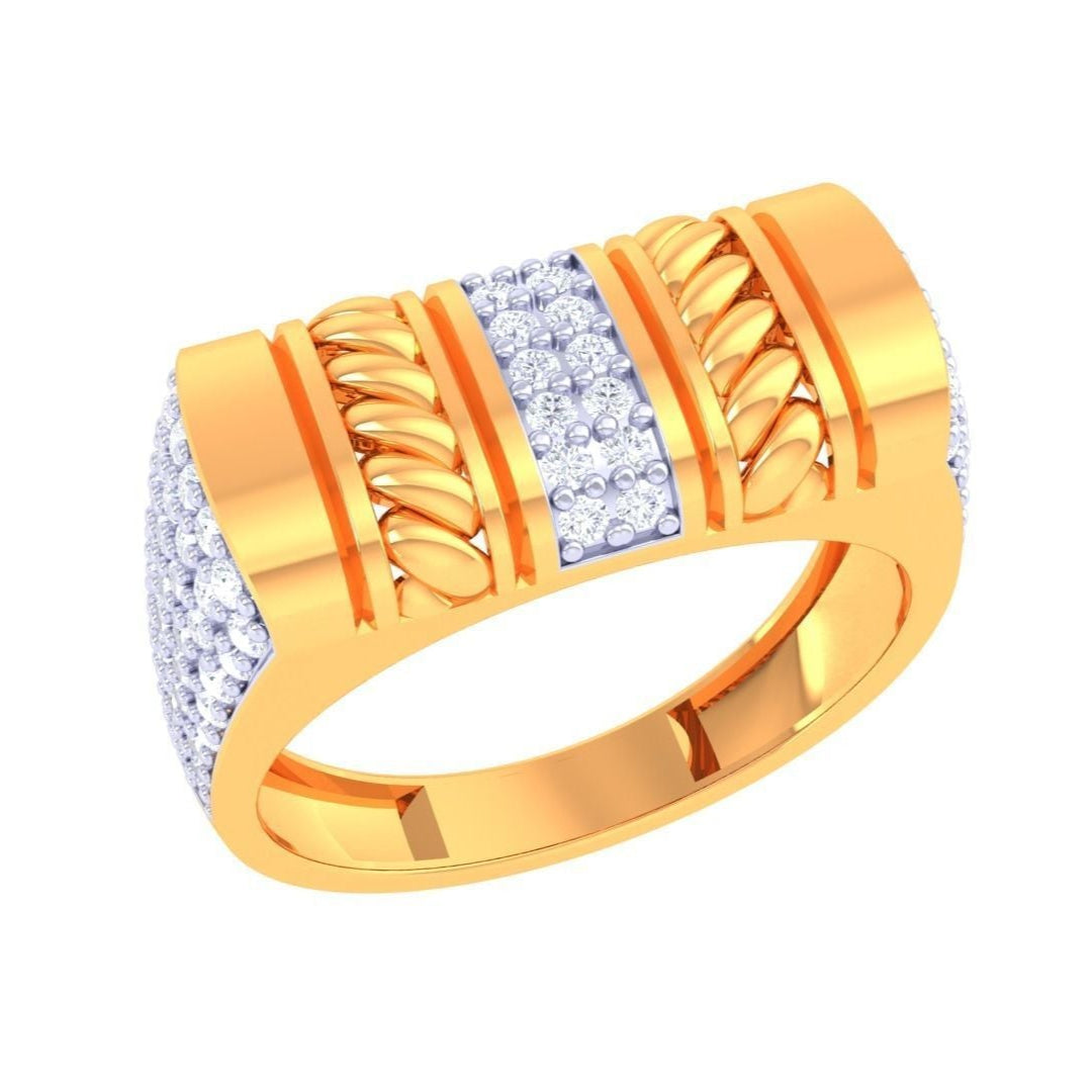 Samira Diamond Mens Ring