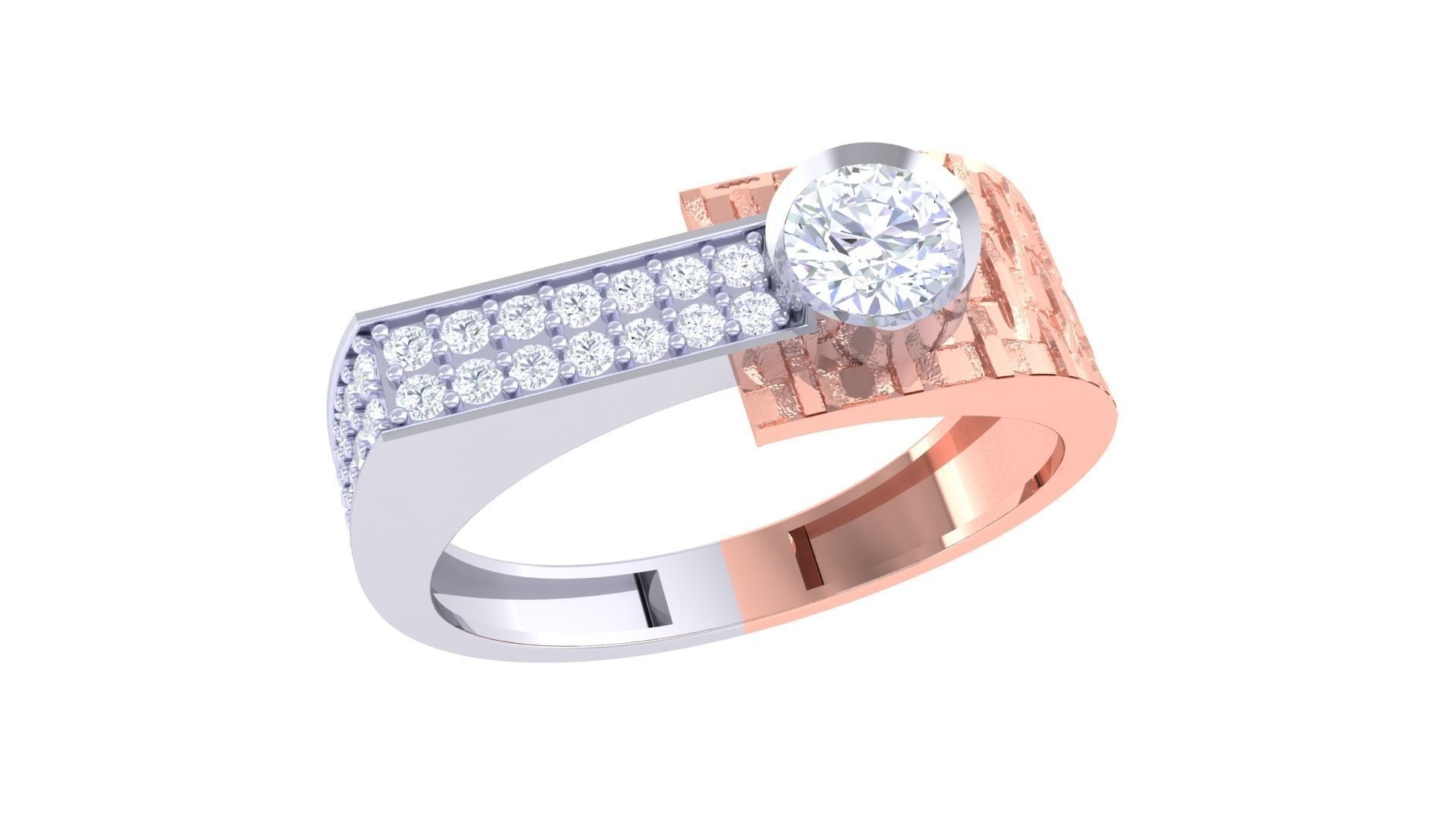 Thomas Diamond Mens Ring