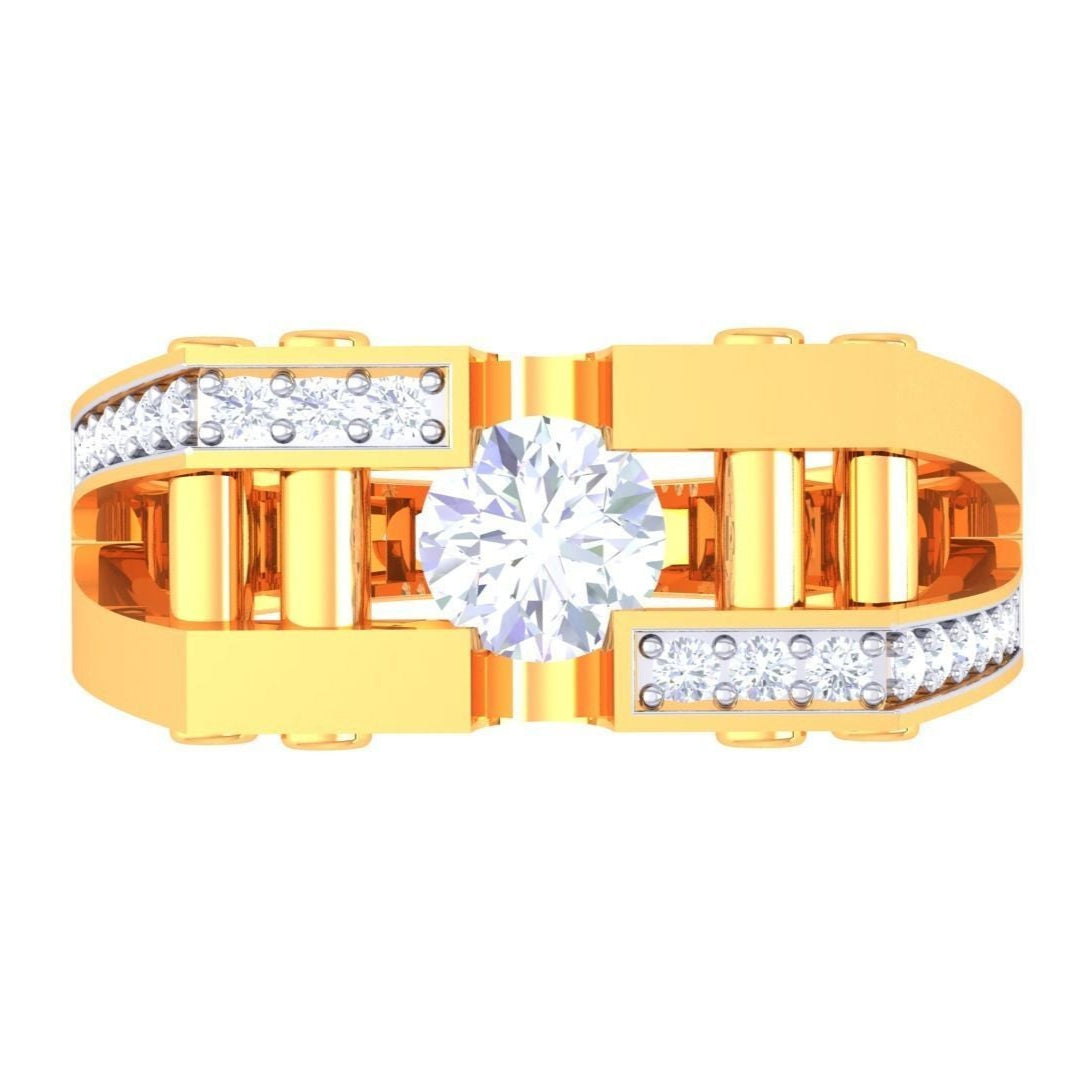 Tennyson Diamond Mens Ring