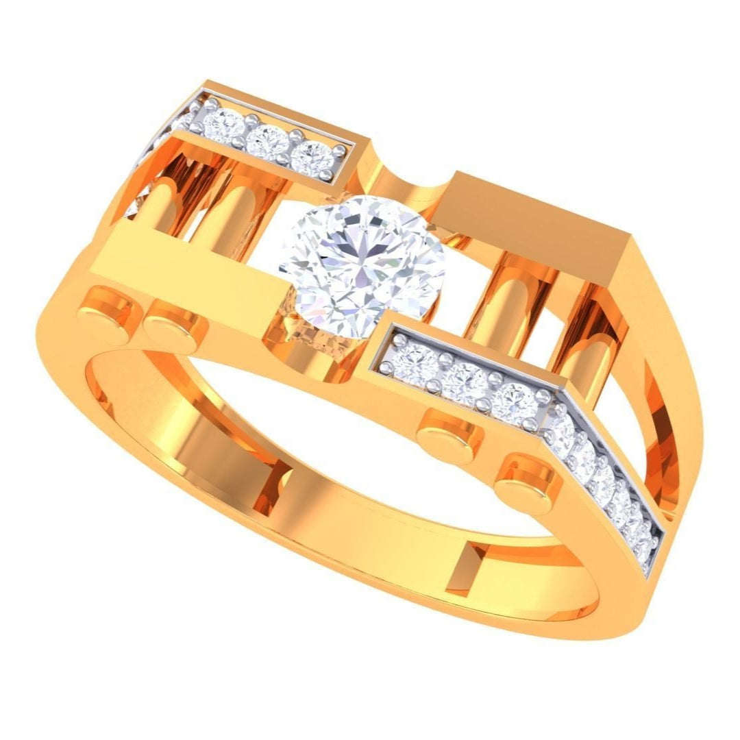 Tennyson Diamond Mens Ring