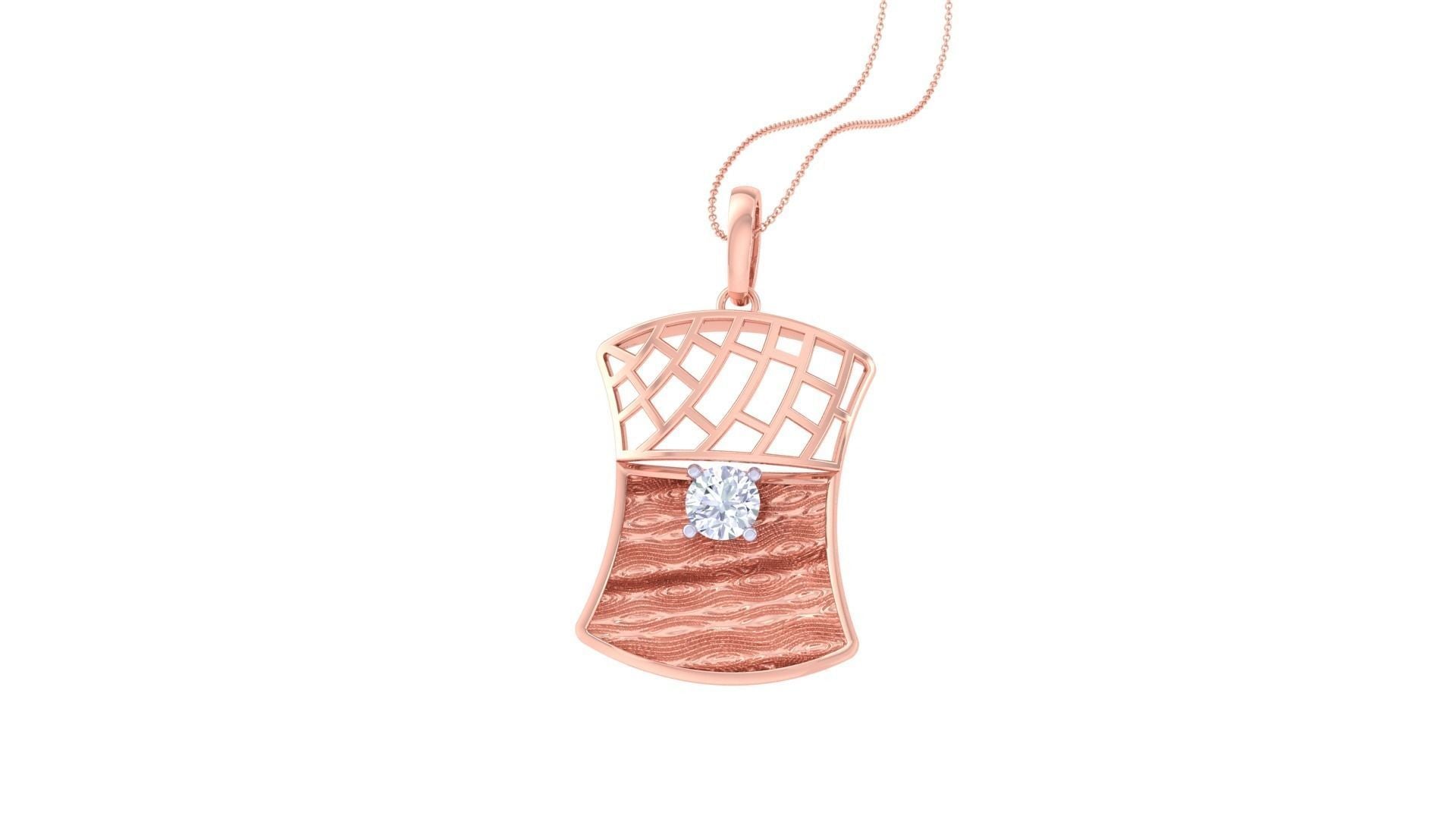 Elina Diamond Pendant Set