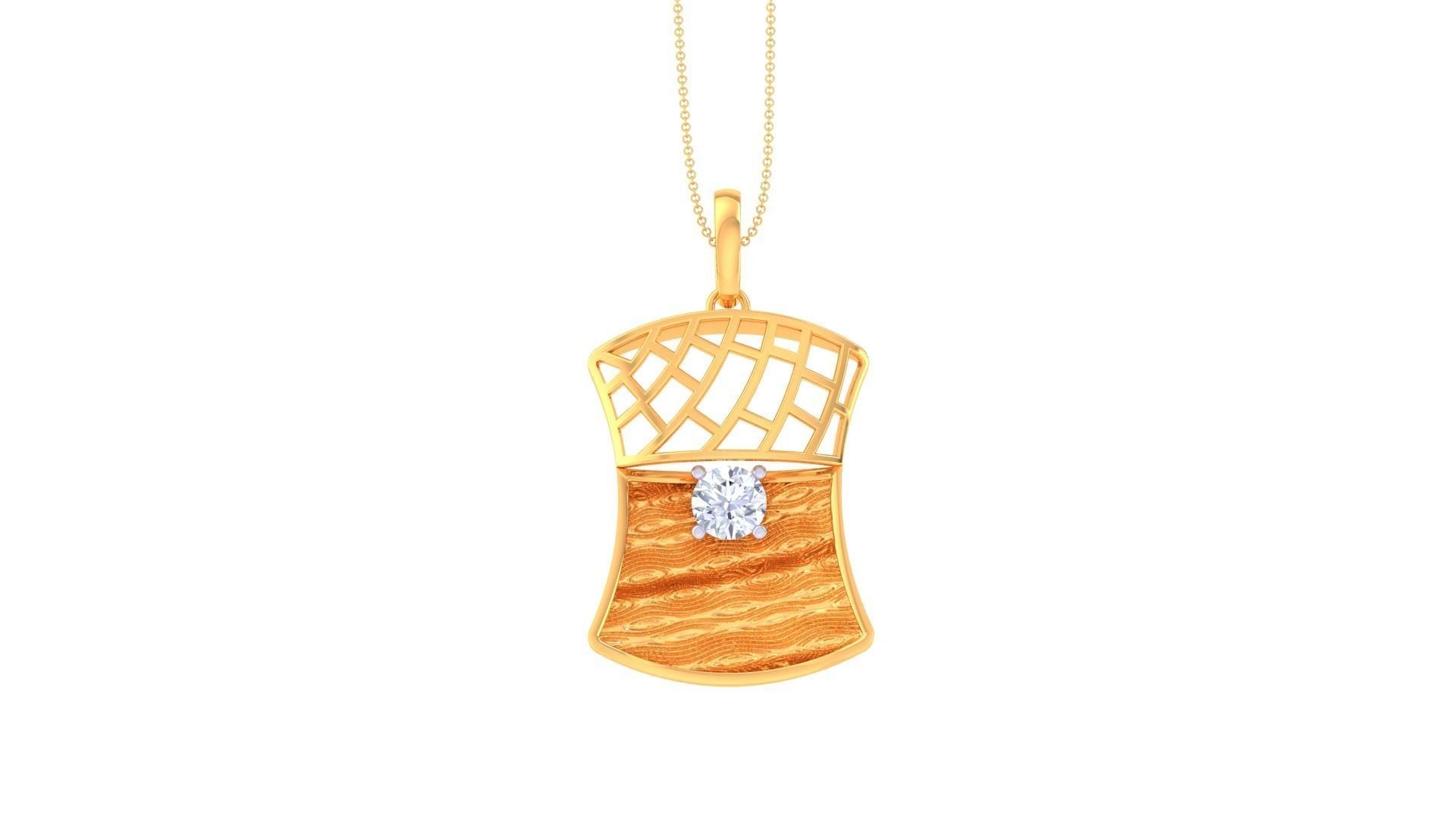 Elina Diamond Pendant Set