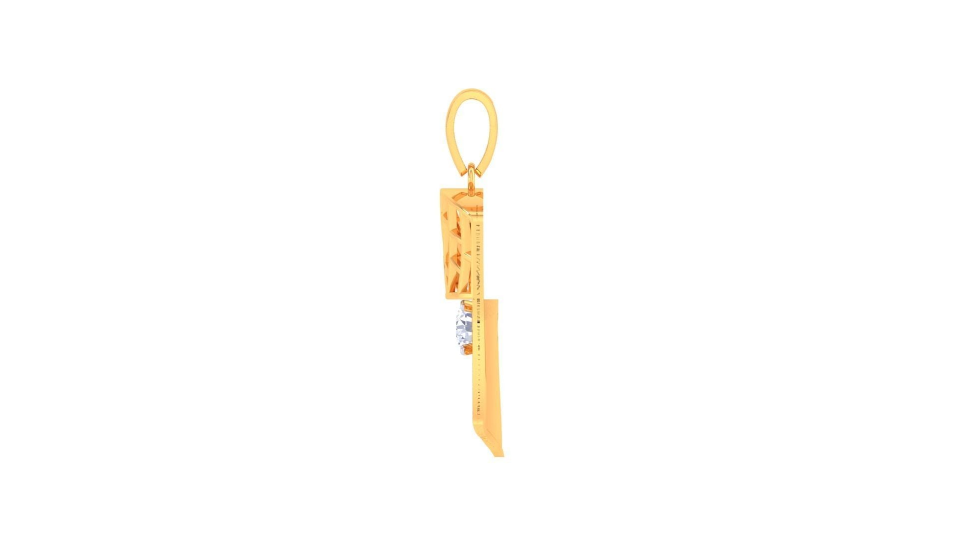 Elina Diamond Pendant Set