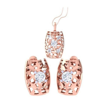 Kimora Diamond Pendant Set
