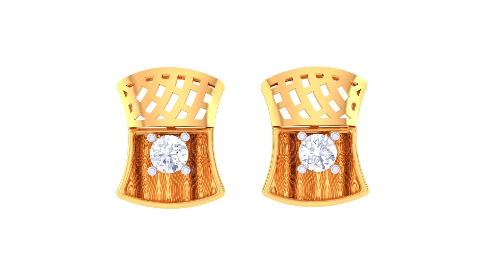 Elina Diamond Pendant Set