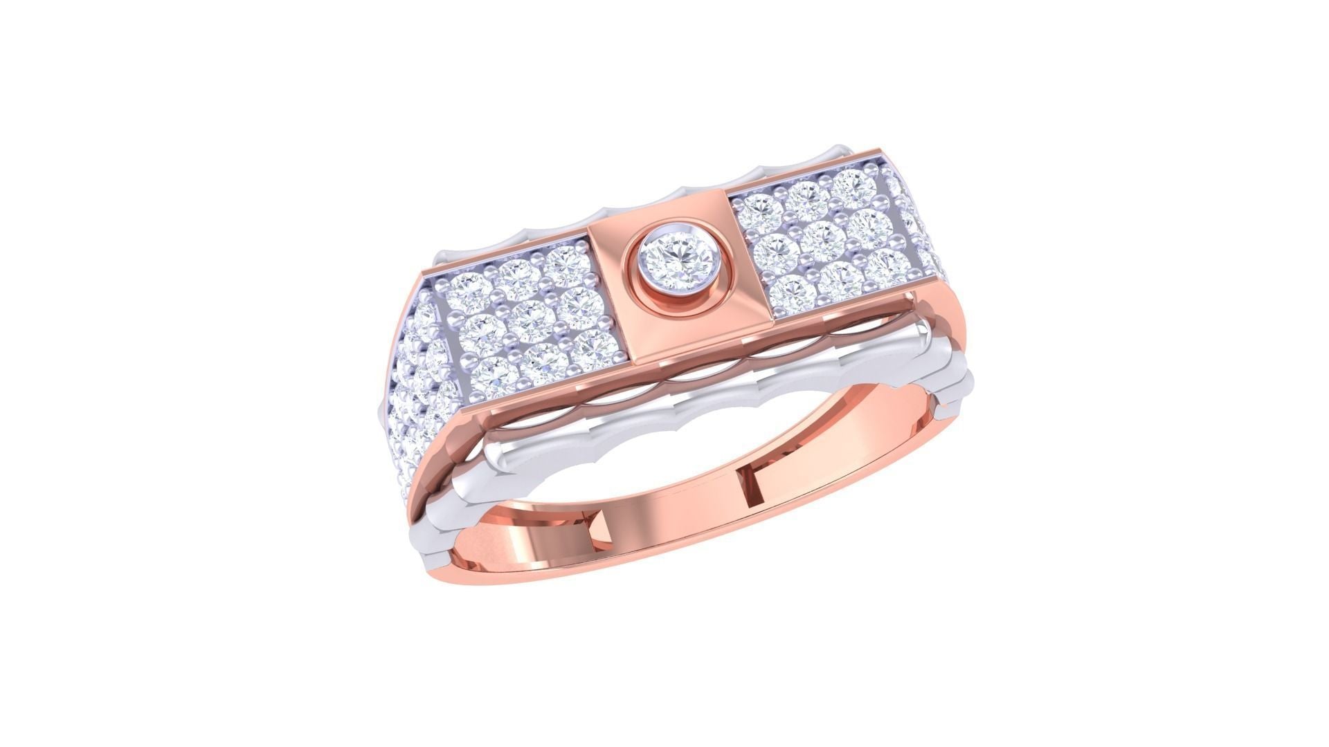 Vincent Diamond Mens Ring