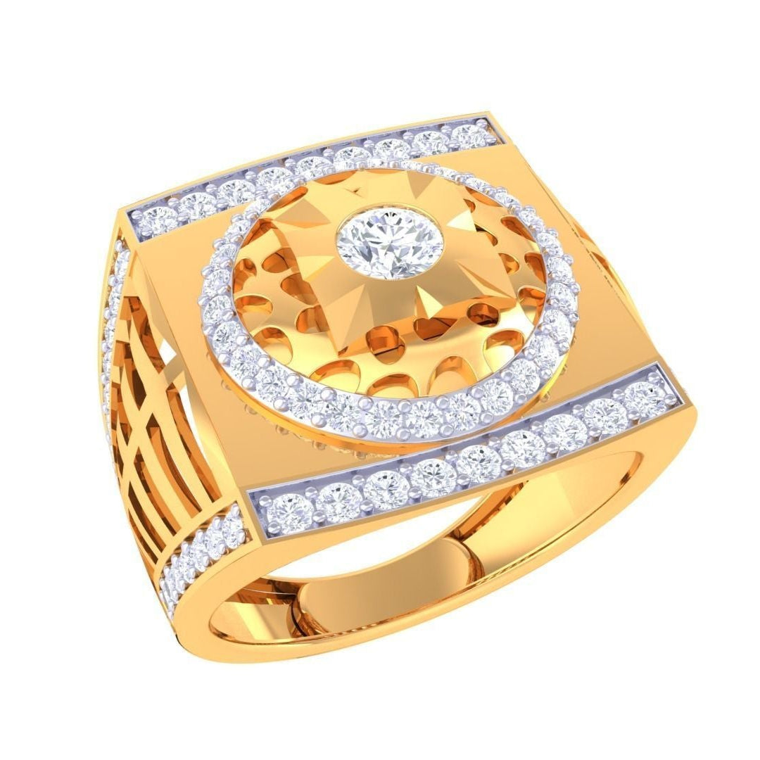 Richard Diamond Mens Ring