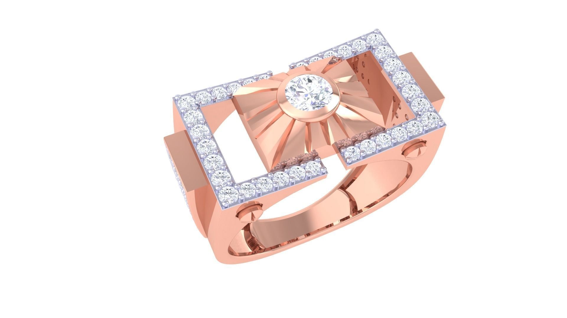Roderick Diamond Mens Ring