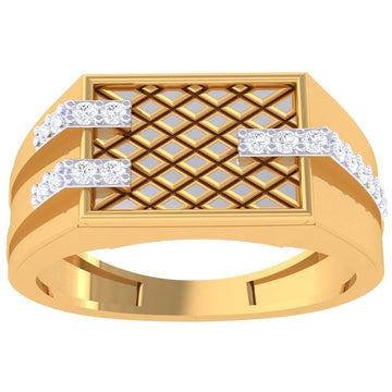 Geraldo Diamond Mens Ring
