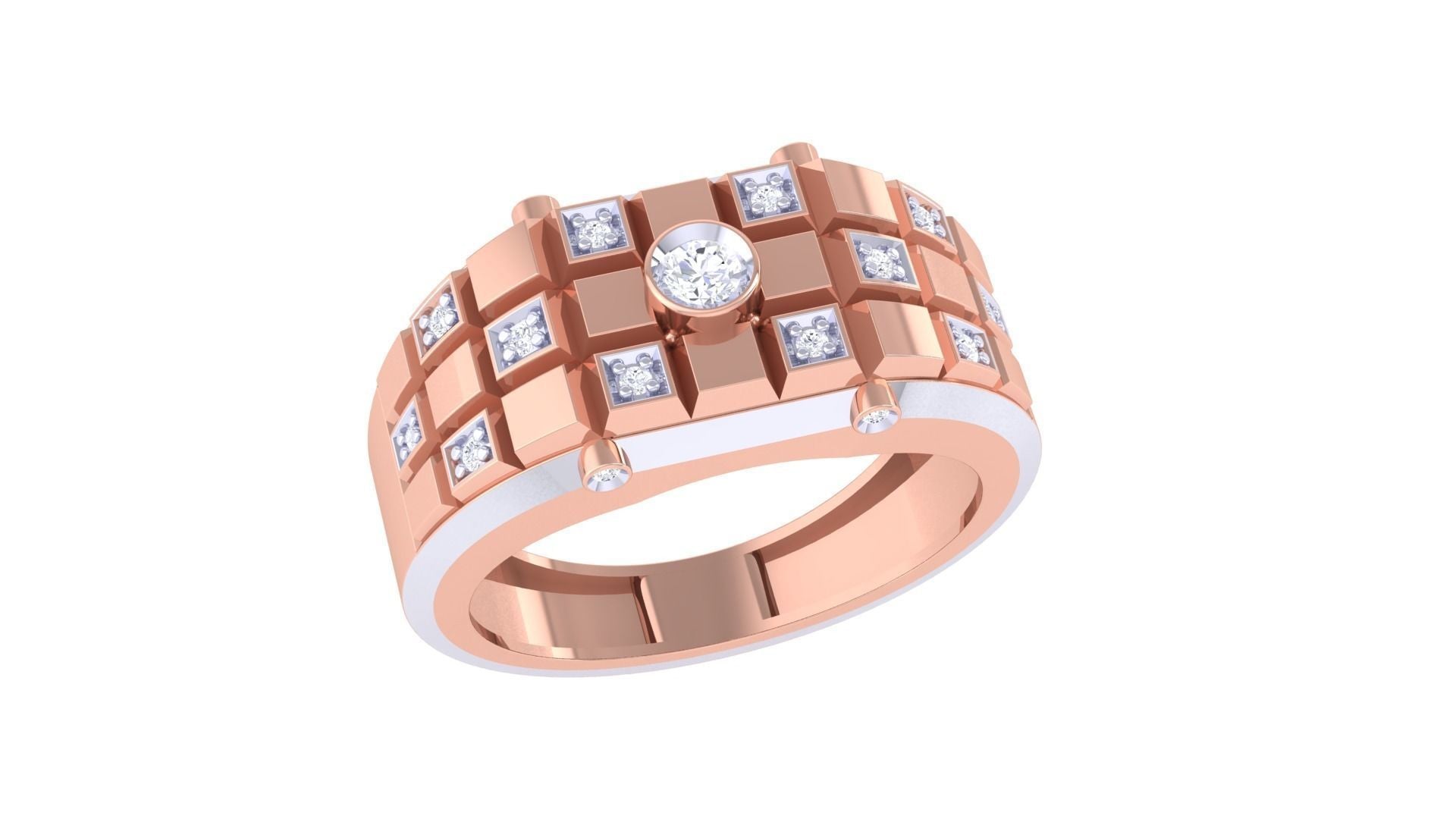 Odore Diamond Mens Ring
