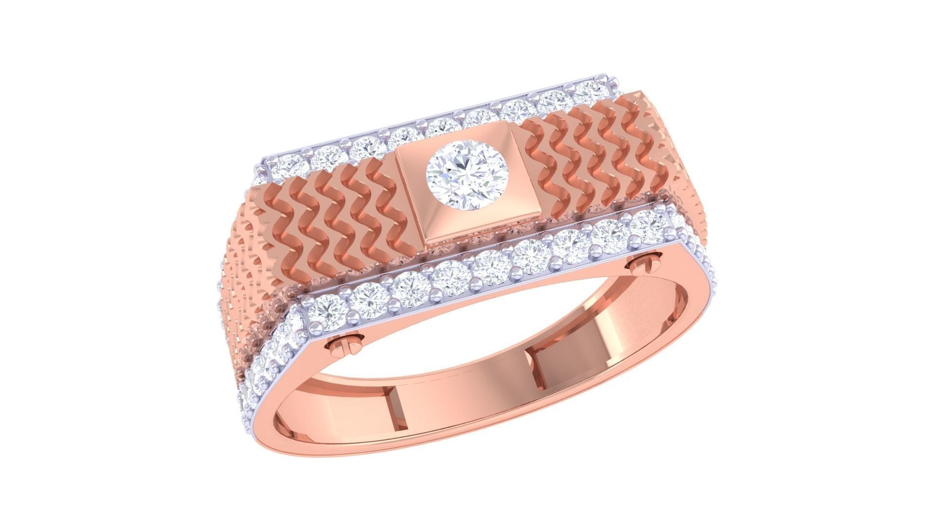 Sebastian Diamond Mens Ring