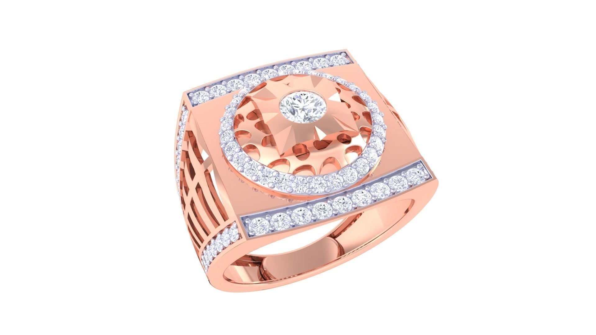 Richard Diamond Mens Ring