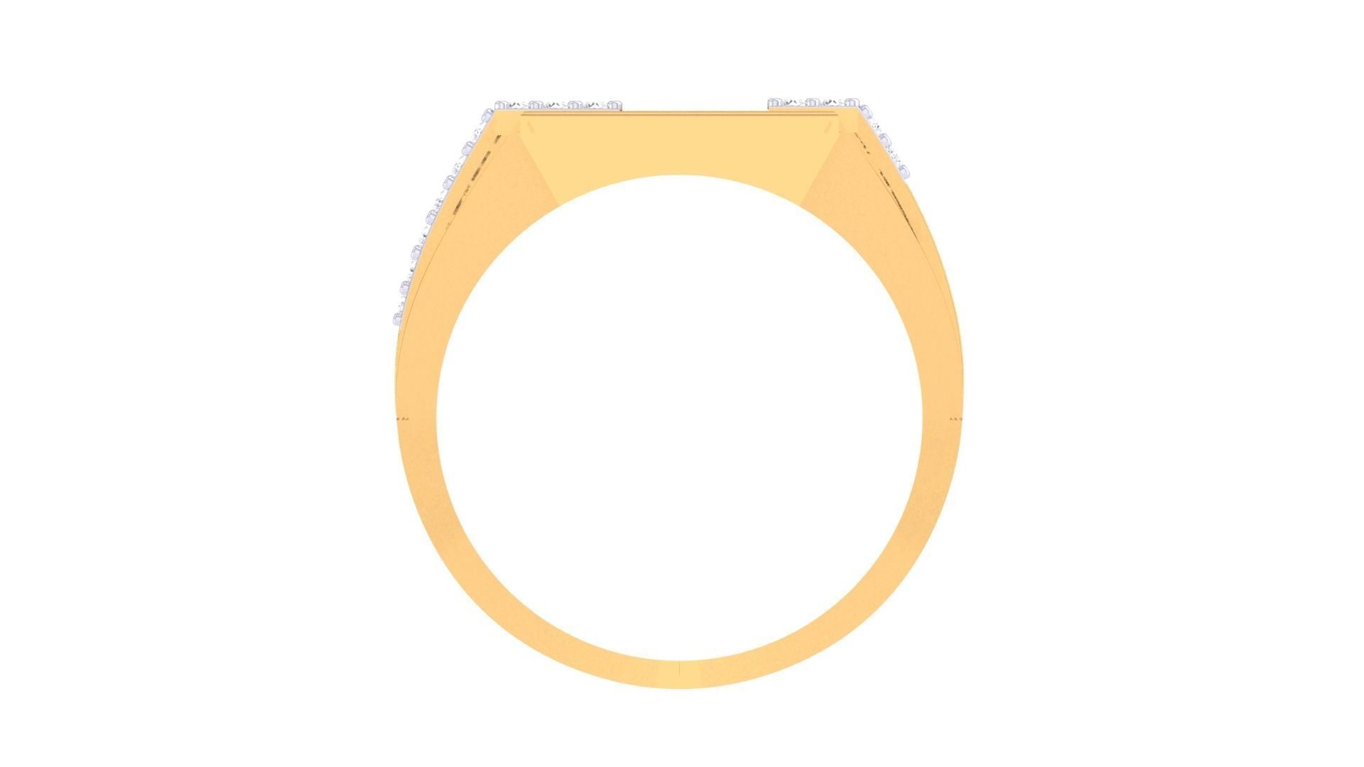 Geraldo Diamond Mens Ring