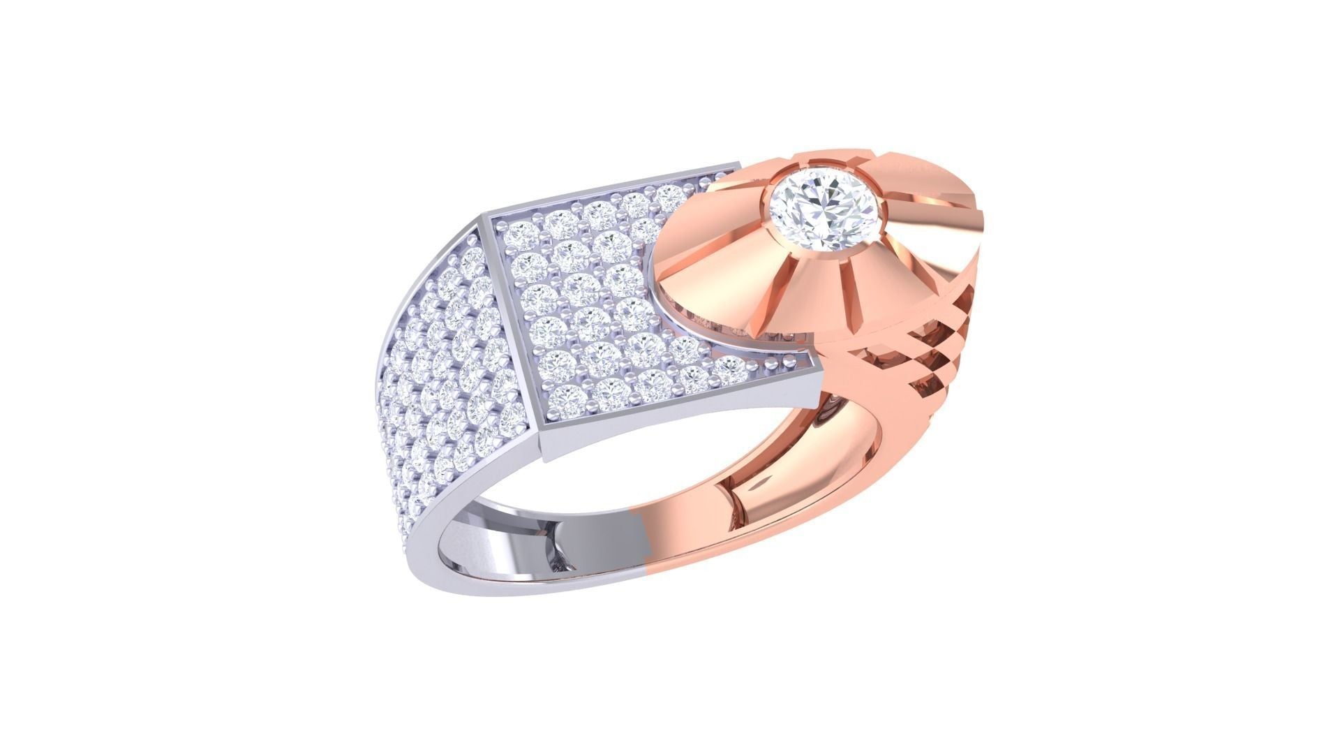 Roland Diamond Mens Ring
