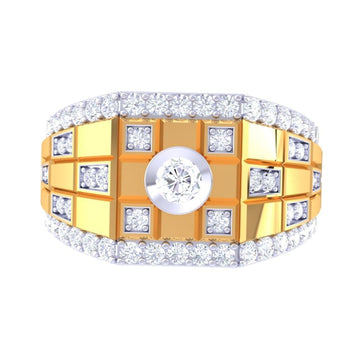 Simon Diamond Mens Ring