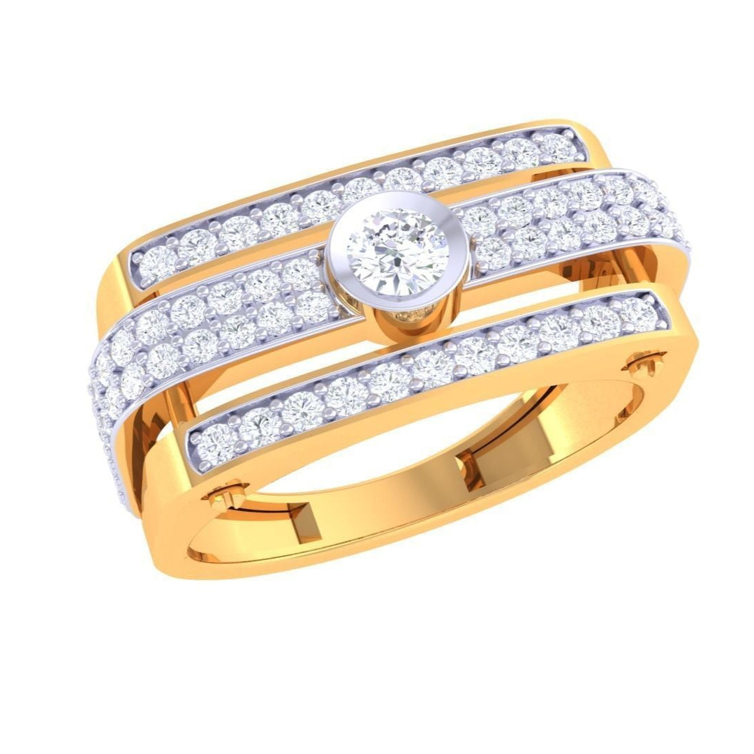 Sanders Diamond Mens Ring