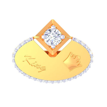 Sterling Diamond Mens Ring