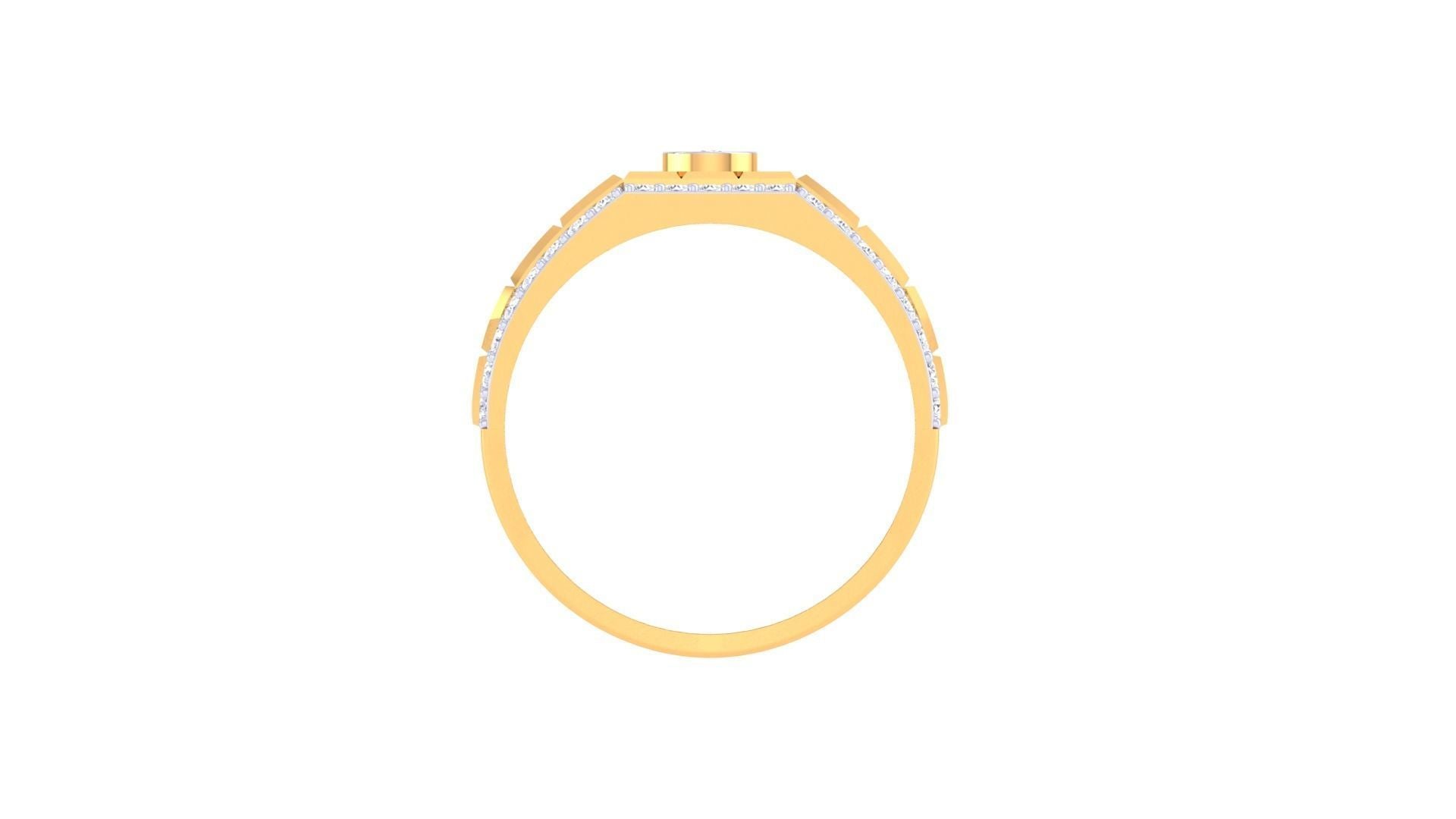 Simon Diamond Mens Ring