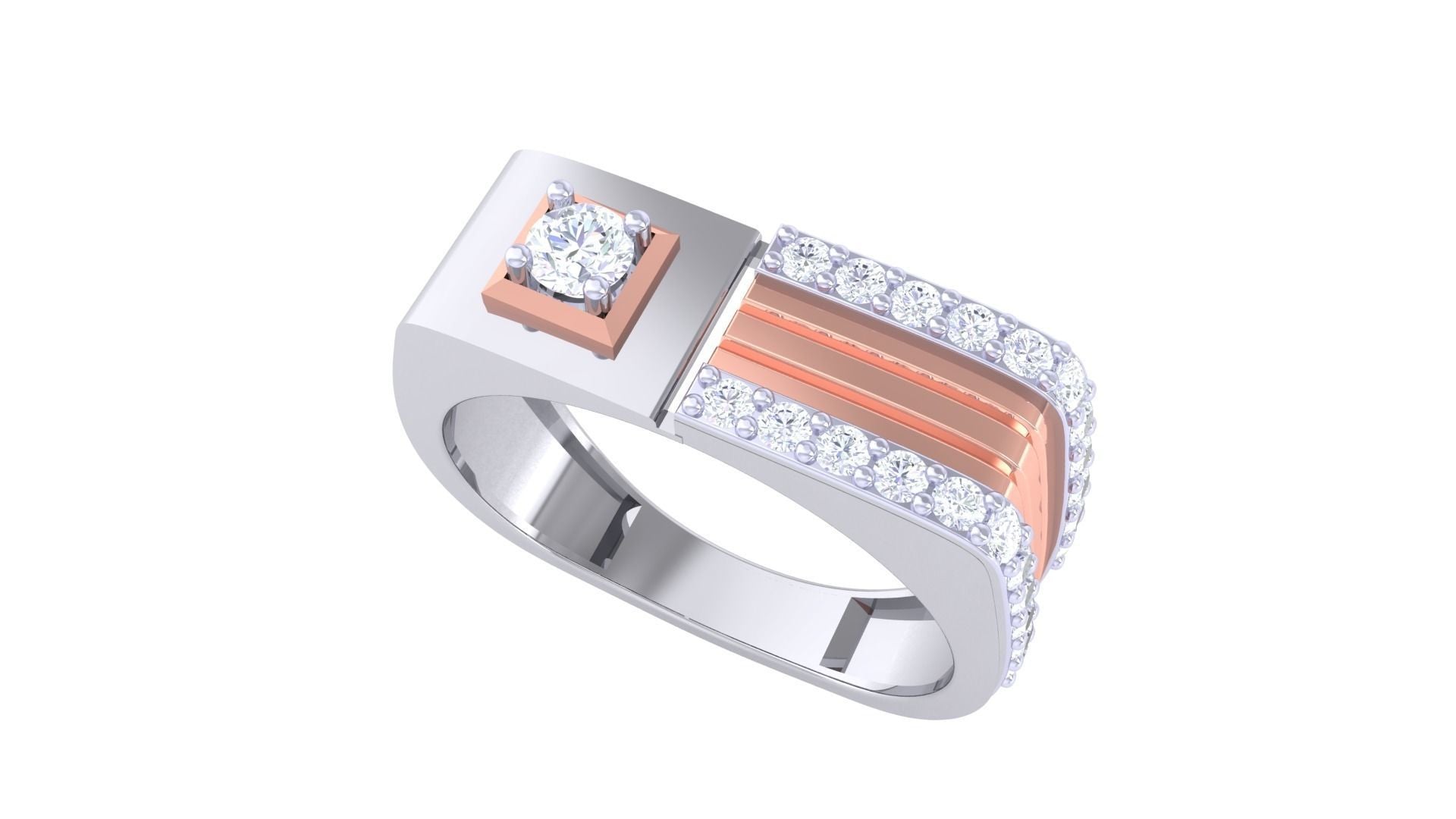 Stuart Diamond Mens Ring