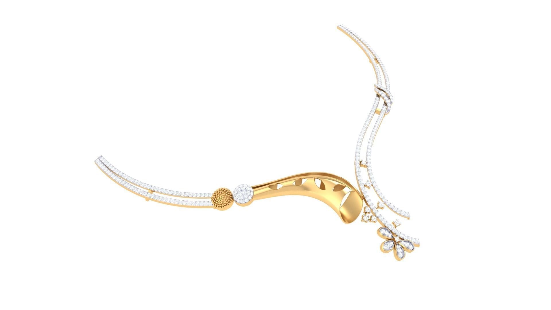 George Diamond Necklace